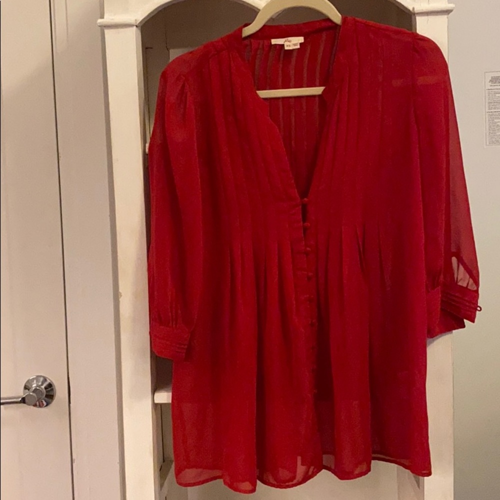 Red Joie Blouse